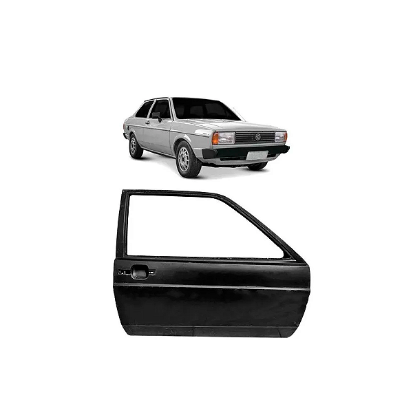 PORTA DIANTEIRA GOL 1980 A 1986 2 PORTAS SEM CORTE RETROVISOR ORIGINAL