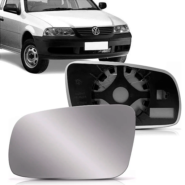 LENTE ESPELHO RETROVISOR GOL G3 G4 2001 A 2012 SANTANA 2000 A 2005 GOLF 2001 A 2007 COM BASE