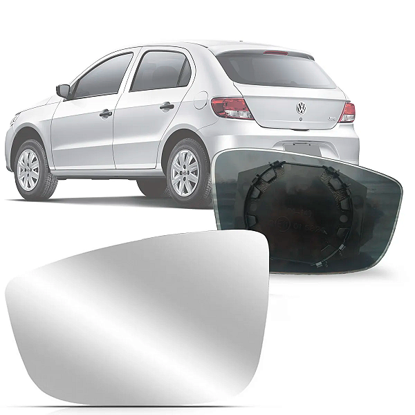 LENTE ESPELHO RETROVISOR GOL G5 2009 A 2012 COM BASE MENOR BLAWER