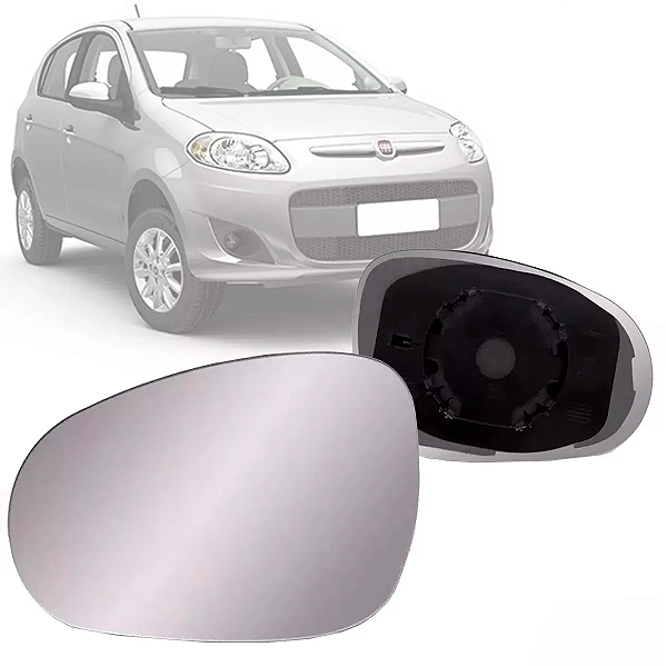 LENTE ESPELHO RETROVISOR PALIO GRAND SIENA 2012 EM DIANTE MOBI 2016 EM DIANTE COM BASE BLAWER