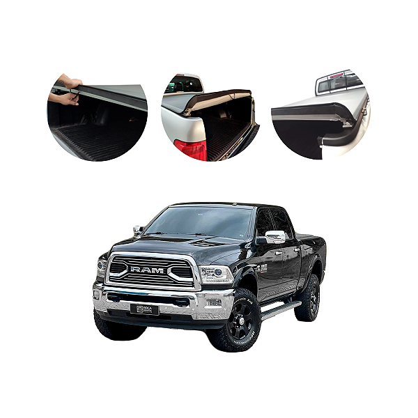 CAPOTA MARÍTIMA DODGE RAM CABINE DUPLA 2016 EM DIANTE MODELO STRIKE