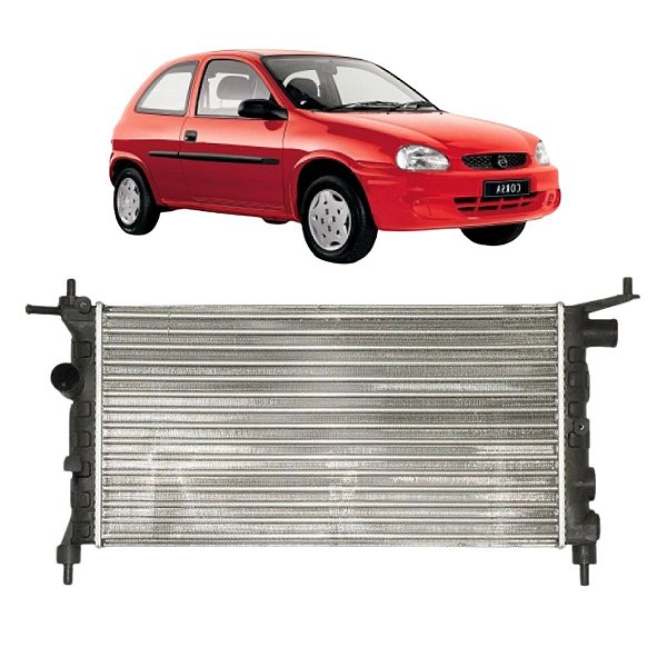 RADIADOR CORSA 1,0/1.4/1.6/16V 94/ C/AR ORIG.