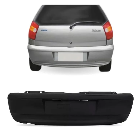 PARACHOQUE TRASEIRO PALIO 01/04 PRETO LISO