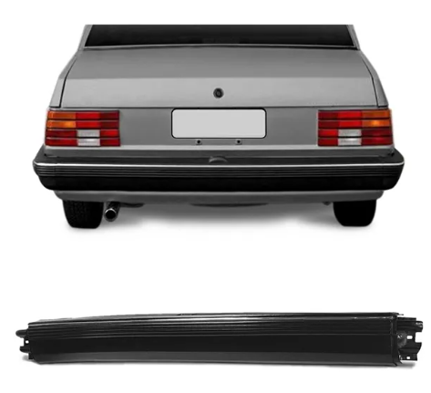 PARACHOQUE TRASEIRO MONZA 82/90 C/ALMA PRETO TEXTURIZADO