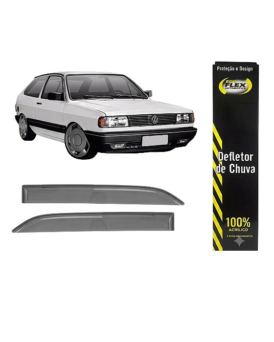 CALHA DE CHUVA DEFLETOR DE CHUVA DO GOL 1987/1994 2 PORTAS
