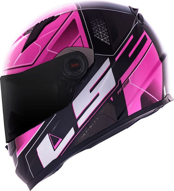 CAPACETE FF358 CLASSIC ULTRA ROSA LS2