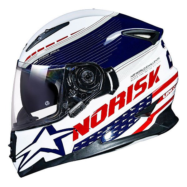 CAPACETE FF302 SOUL GRAND PRIX USA NORISK