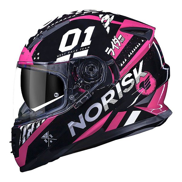 CAPACETE FF302 SOUL SOUL TOKYO ROSA NORISK
