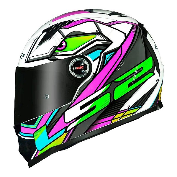 CAPACETE FF358 CLASSIC XDRON ROSA LS2
