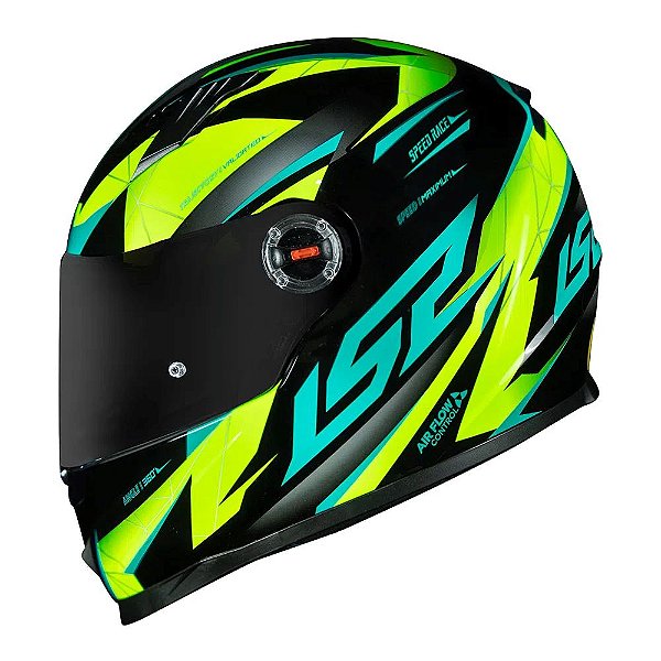 CAPACETE FF358 CLASSIC DRAZE VERDE LS2