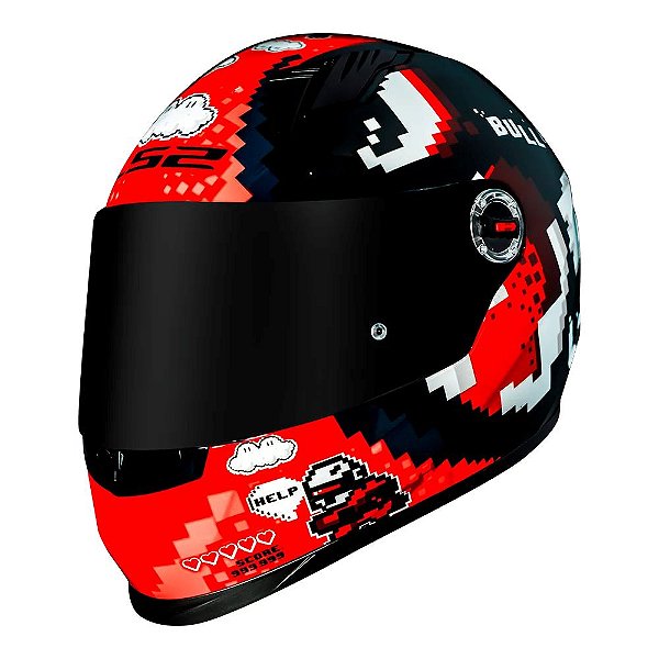 CAPACETE FF358 CLASSIC BULLET VERMELHO LS2