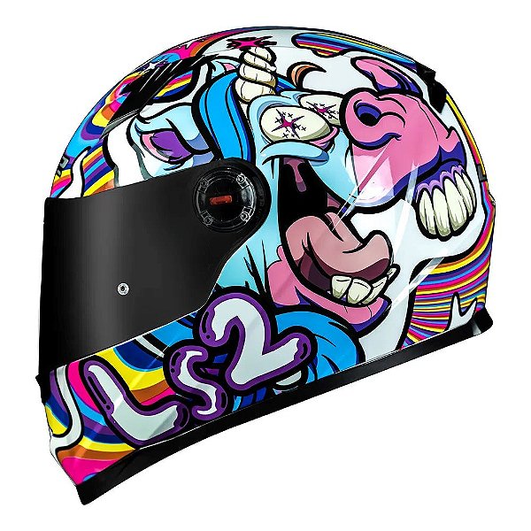CAPACETE FF358 CLASSIC BUBBLE LS2