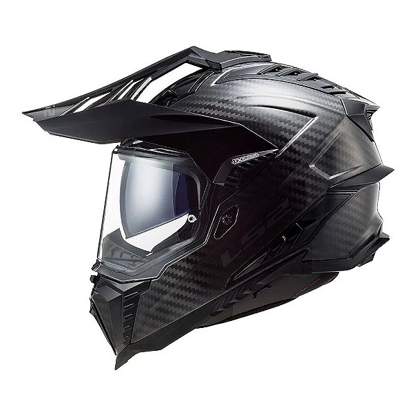 CAPACETE MX701 EXPLORER CARBON SOLID LS2