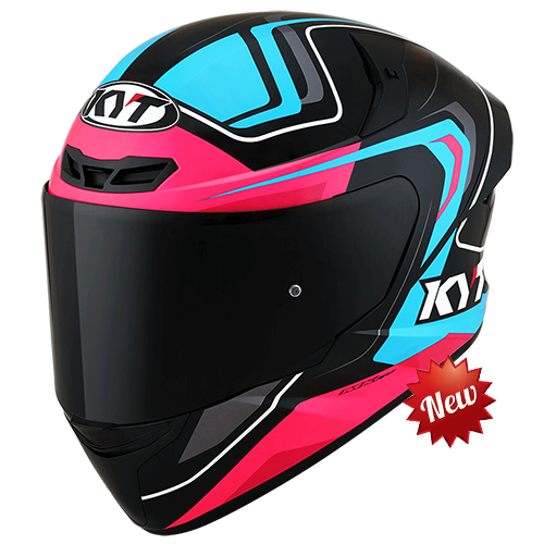 CAPACETE TT-COURSE OVERTECH PRETO/ROSA KYT