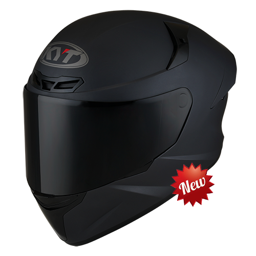 CAPACETE TT-COURSE PLAIN PRETO FOSCO KYT