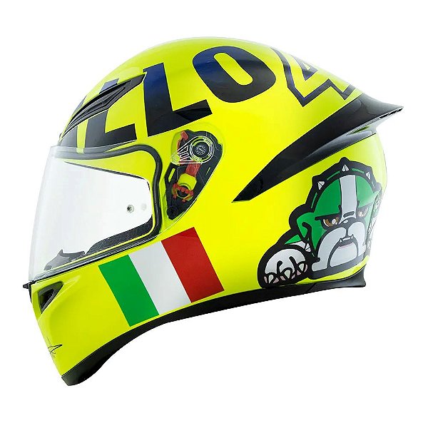 CAPACETE AGV K1 ROSSI MUGIALLO 2016 REPLICA