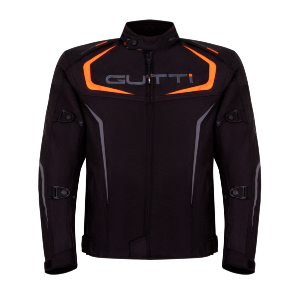 JAQUETA GUTTI LAGUNA PRETO/LARANJA