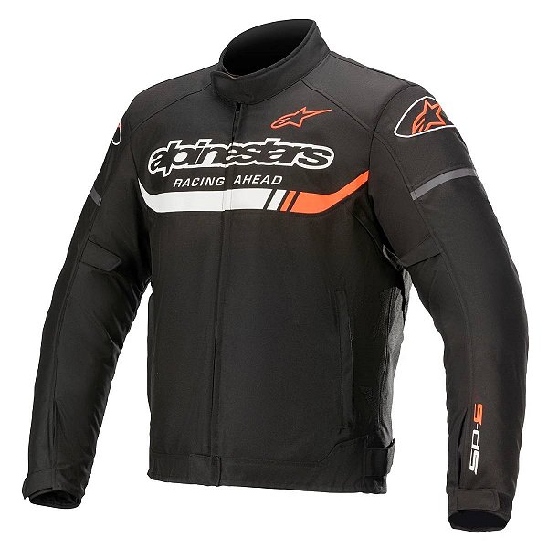 JAQUETA ALPINESTARS T SPS IGNITION WP PRETO/BRANCO/VERMELHO