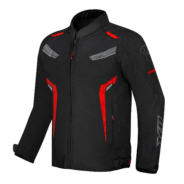 JAQUETA X11 ONE SPORT PRETO/VERMELHO
