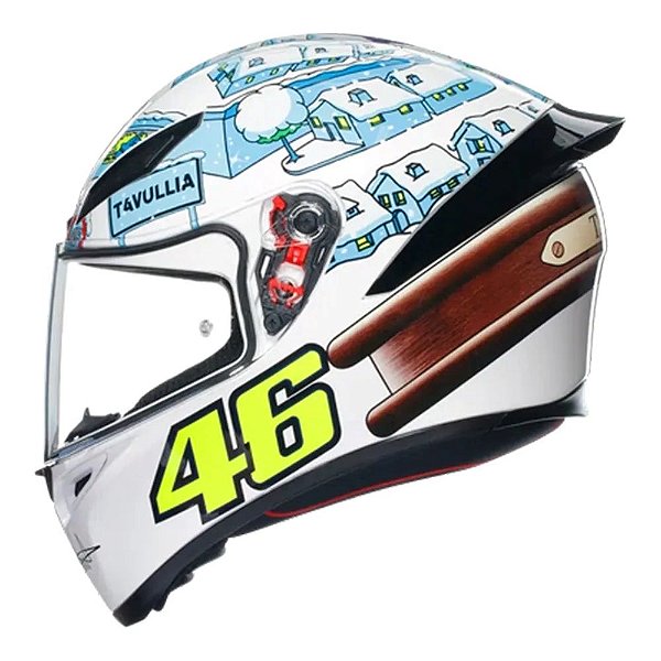 CAPACETE AGV K1S ROSSI WINTER TEST 17