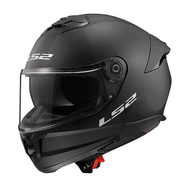 CAPACETE FF808 STREAM II MONOCOLOR PRETO FOSCO LS2