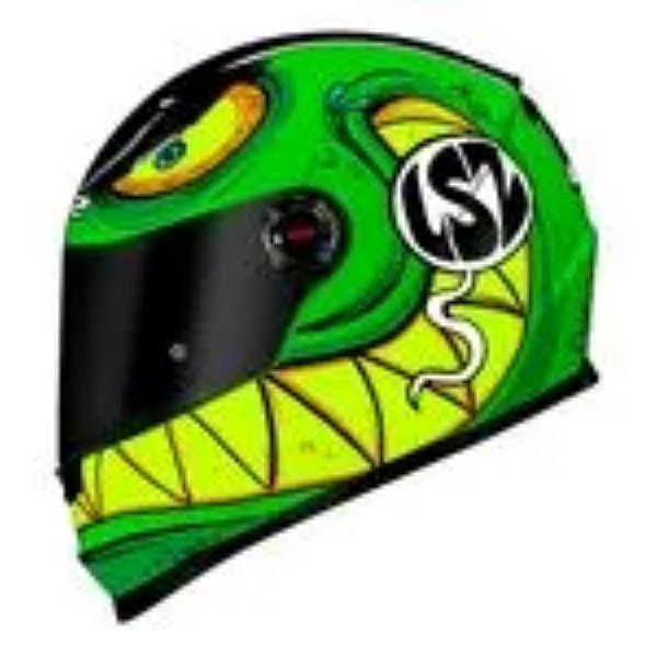 CAPACETE FF358 CLASSIC RAMPAGE VERDE LS2