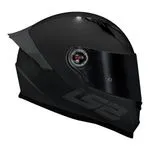CAPACETE FF358S MONOCOLOR BLACK LS2