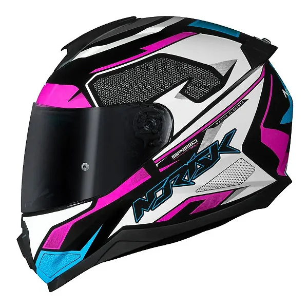 CAPACETE FF802 RAZOR SPEEDMAX BRANCO NORISK