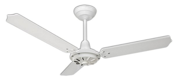 Ventilador de Teto Loren-Sid Comercial M3 Branco RV 220V com Pás Injetadas Brancas ref-2413