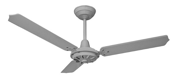 Ventilador de Teto Loren-Sid Comercial M3 Cinza RV 127V com Pás Injetadas Cinzas ref-558
