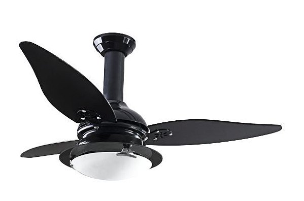Ventilador de Teto Loren-Sid Aristocrata Preto Residence (R) Preto M1 127V Pa Injetada Preta 3P05I-PT Ref-2397