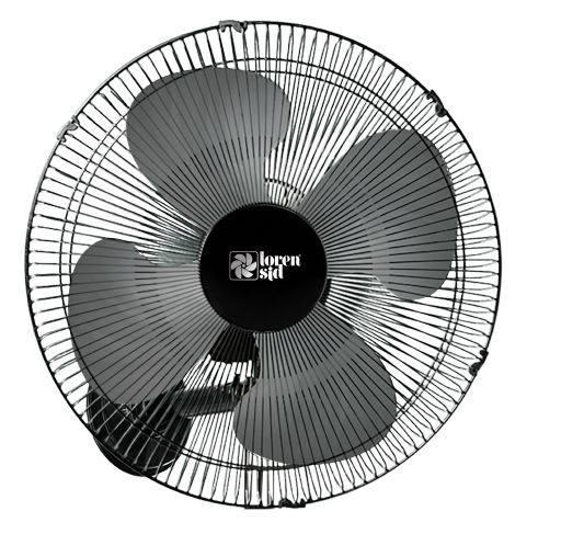 Ventilador de Parede Loren-Sid Turbo 50 M1 Preto Bivolt Ref-1062