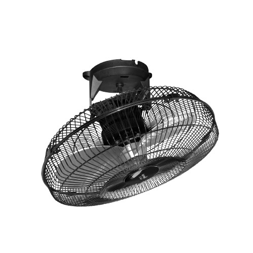 Ventilador de Teto Turbo 40 Orbital Loren-Sid Preto Grade de Aço Bivolt ref-6852