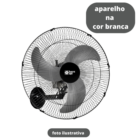 Ventilador de Parede Loren-Sid Turbo 60 M1 Branco Bivolt Ref-996