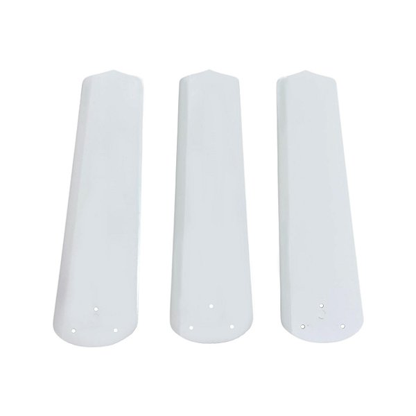 Jogo de Pas Brancas P09I de Plástico Injetadas para Ventilador de Teto Loren-Sid modelo M3 Ref-2024