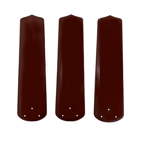 Jogo de Pas Mogno P09M de Madeira MDF para Ventilador de Teto Loren-Sid modelo M3 Ref-1018