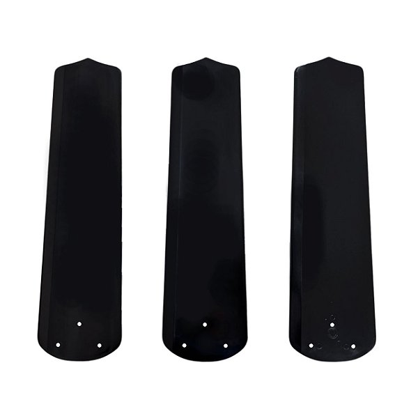 Jogo de Pas Pretas P09M de Madeira MDF para Ventilador de Teto Loren-Sid modelo M3 Ref-2969