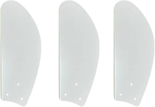 Jogo de Pas Brancas P02M Madeira MDF para Ventilador de Teto Loren-Sid modelo M1/2 Ref-2022