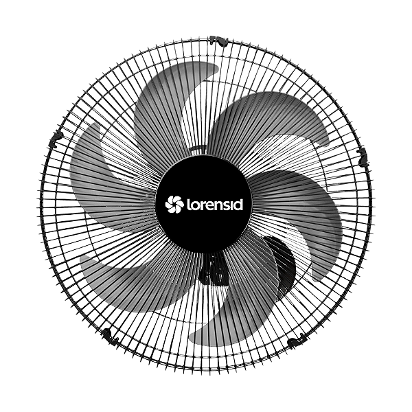 Ventilador de Parede Loren-Sid Turbo 50 M2 Preto Bivolt - Ref 2498