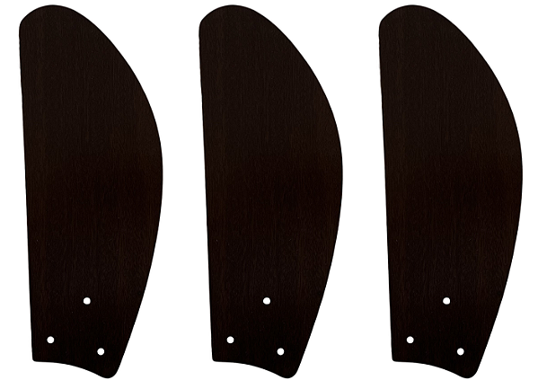 Jogo de Pas Tabaco P02M Madeira MDF para Ventilador de Teto Loren-Sid modelo M1/2 Ref-512