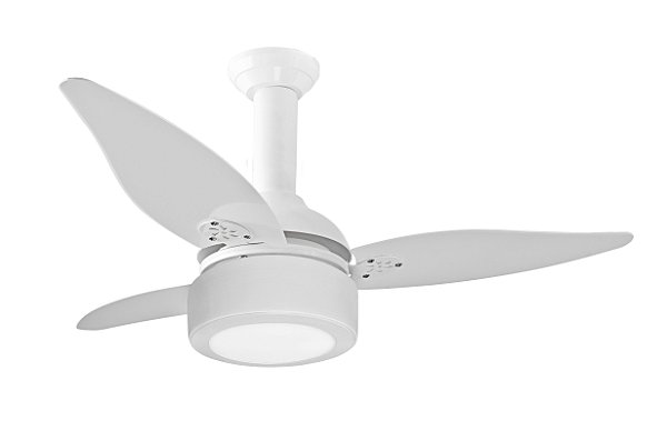 Ventilador de Teto Loren-Sid Aristocrata LED BR Branco M1 Pa Injetada Branca 3P05I-BR 220V Ref-2398