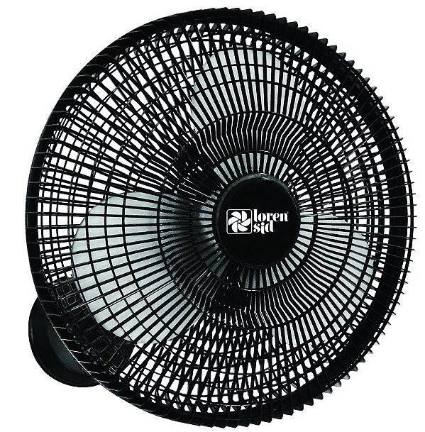 Ventilador de Parede Loren-Sid Turbo Wind 40 Preto 127v Ref-954