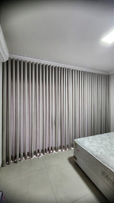 Cortina Black Out 100% Linho para Sala/Quarto 2,80x1,80