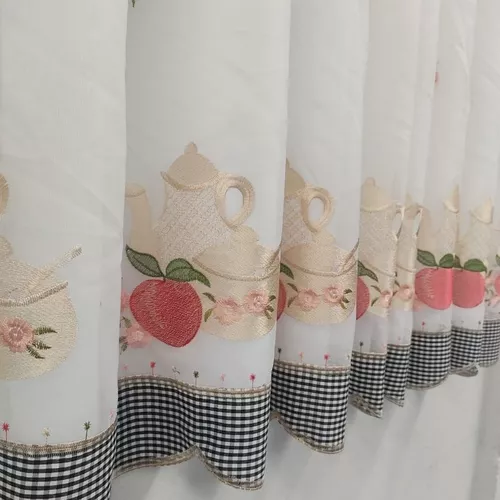 Cortina Gaze de Linho com Forro Blackout Tecido 80% Vedação 3,00X2,50