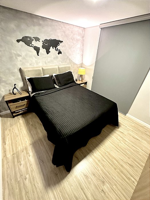 DUPLICADO - Cortina Gaze de Linho com Forro Blackout Tecido 80% Vedação 3,00X2,50