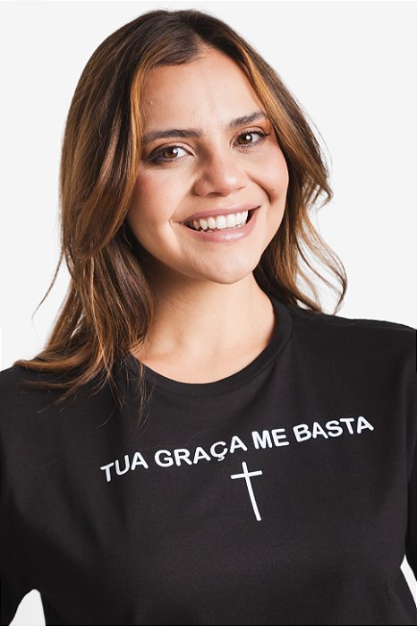 CAMISETA TUA GRAÇA ME BASTA - P AO G5
