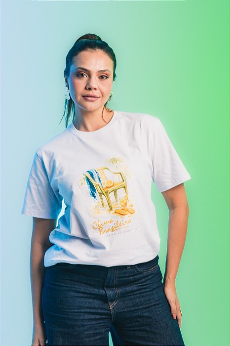CAMISETA CLIMA BRASILEIRO - P AO G5