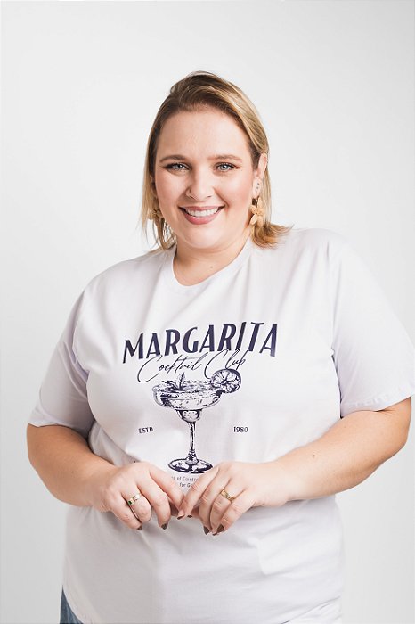 CAMISETA "MARGARITA" - P AO G5 - BRANCA