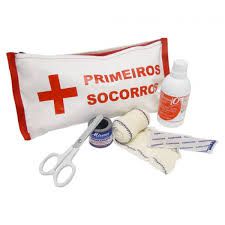 Kit Primeiros Socorros no estojo básico
