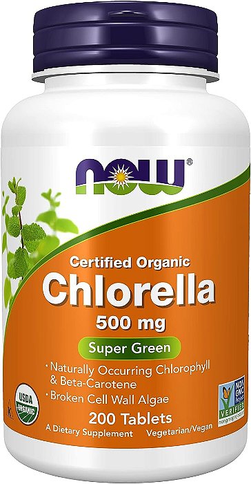 Now chlorella 500mg 200tablets